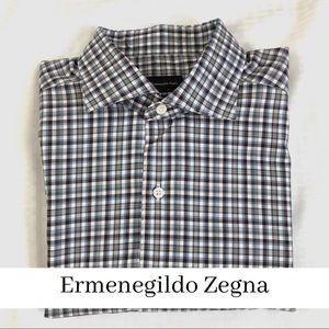 Ermenegildo Zegna Button Down Shirt sz L